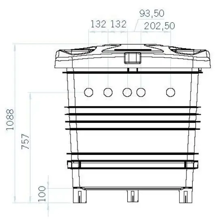 Ramses Έτοιμο Μηχανοστάσιο Compact (Αντλία Sena 1hp & Φίλτρο Aster Φ560) 3