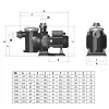 Αντλία Πισίνας Sena 0,33 HP (7 m³/h – Μονοφασική)