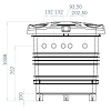 Ramses Έτοιμο Μηχανοστάσιο Compact (Αντλία Sena 1hp & Φίλτρο Aster Φ560)